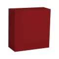 Serviettes 40x40cm 3c 1/4 bordeaux (4d)